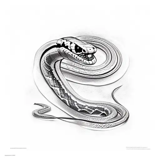 Snake Dark Denti Morso Veleno