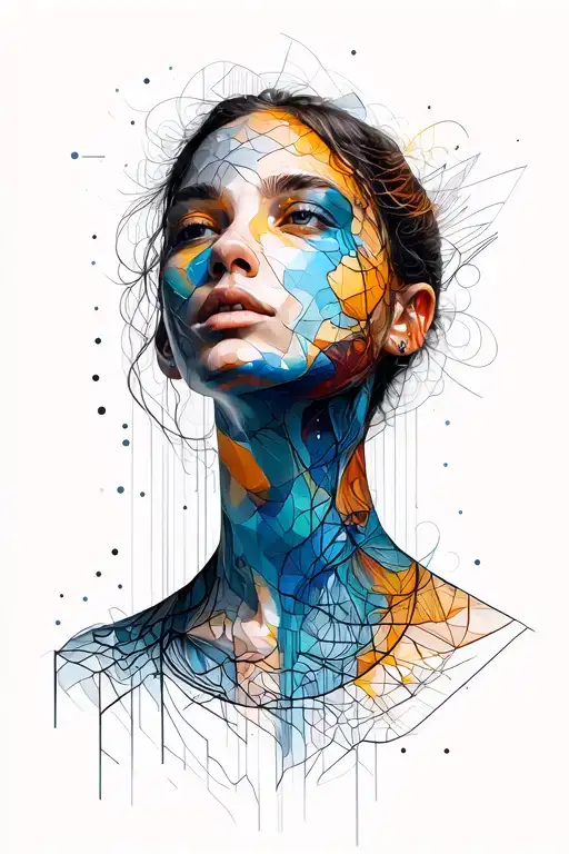 World Abstract People Lines Time