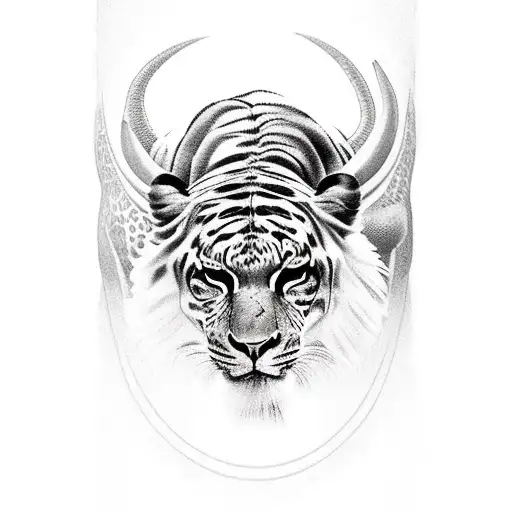 Animals In Africa Jungle And Young Warrior