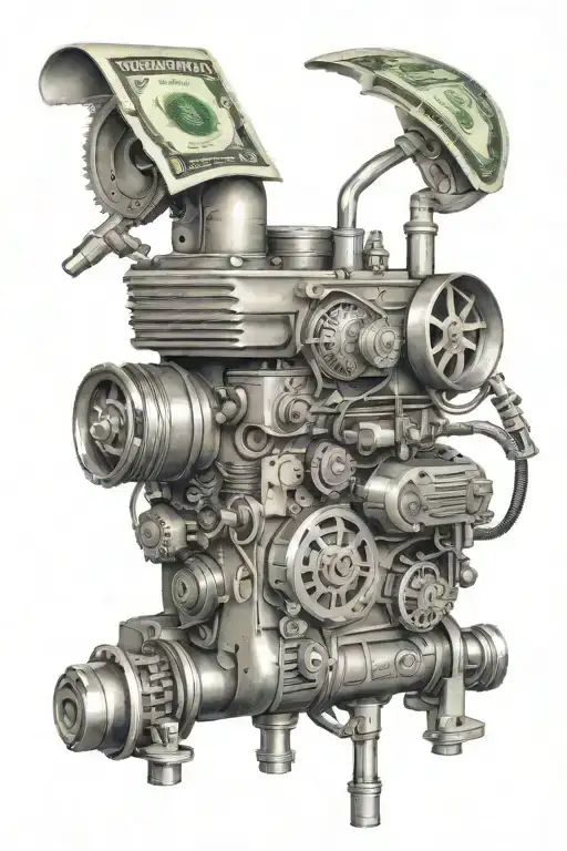 Money And Engine Design Featuring