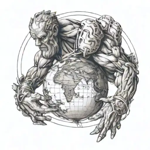 Atlas Holding The Earth
