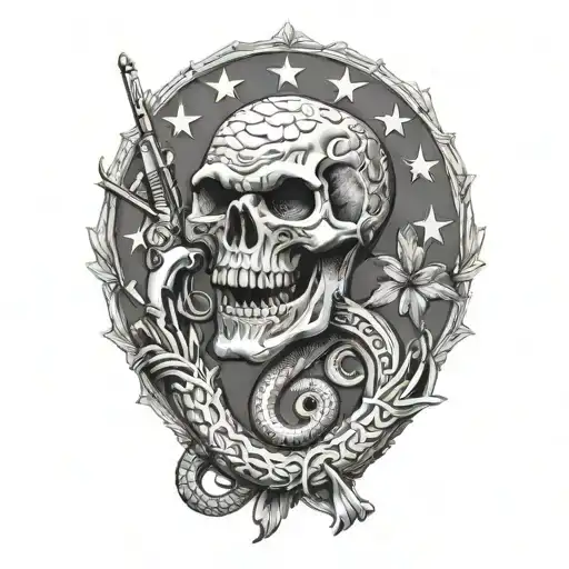 Don't Tread On Me Firelock Pistols