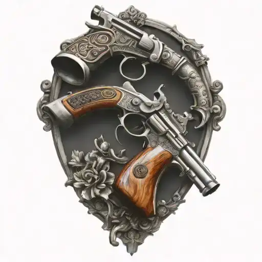 Gadsdan Flintlock Pistols