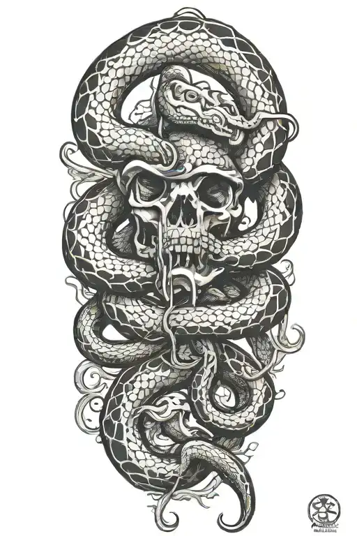 Gadsdan Flag Snake Incorporated With Flintlock Pistols