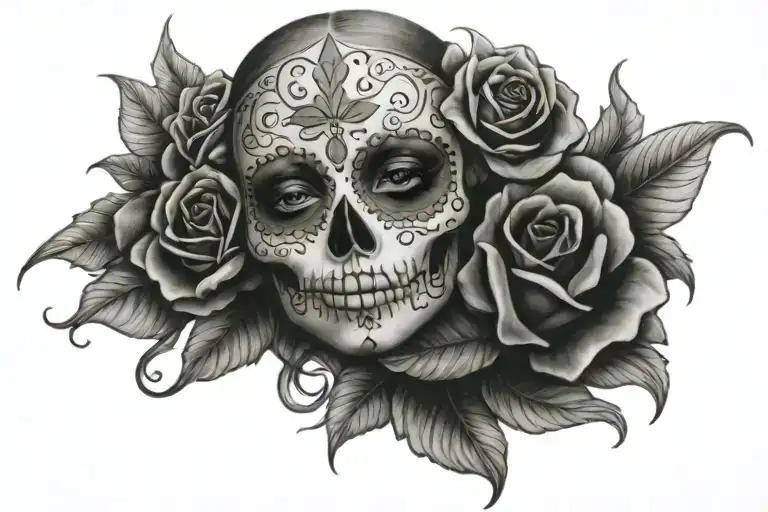 Sexy Female Sugar Skull