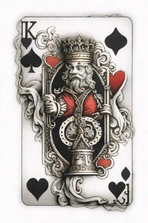 King Of Hearts Playing Card