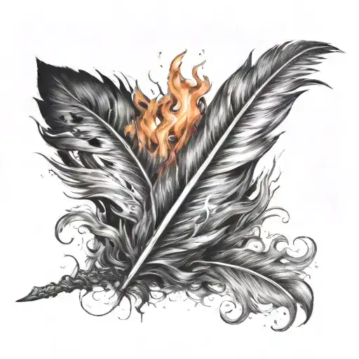 Feather Flame Fire