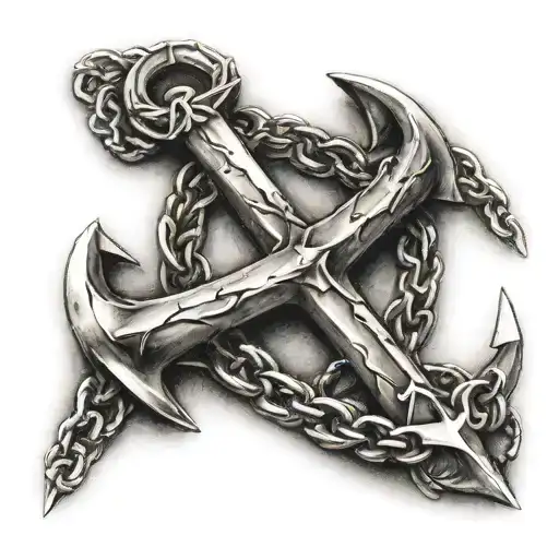 Anchor With Chain