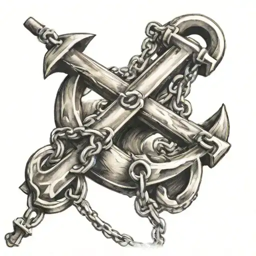 Anchor With Chain