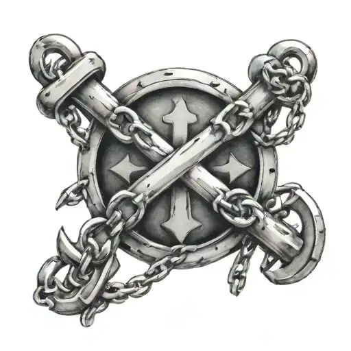 Anchor With Chain