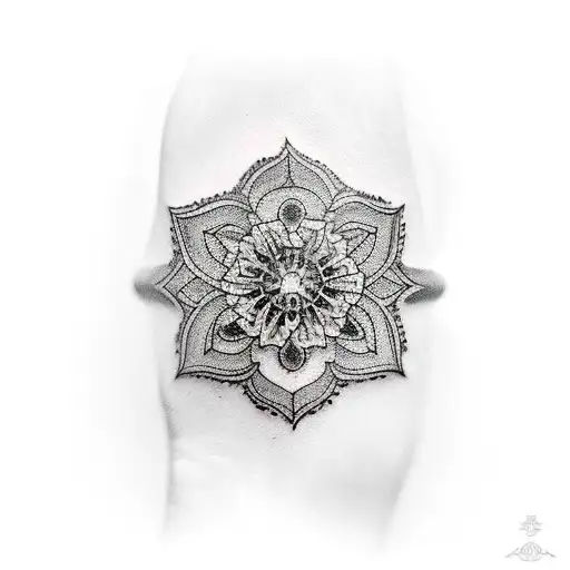 Tatoo Ring On Finger