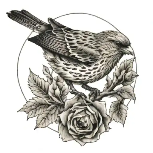 Bird Looking Through