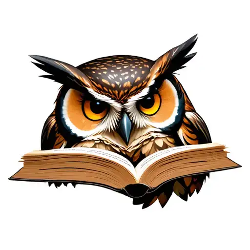 Owl Reading Book
