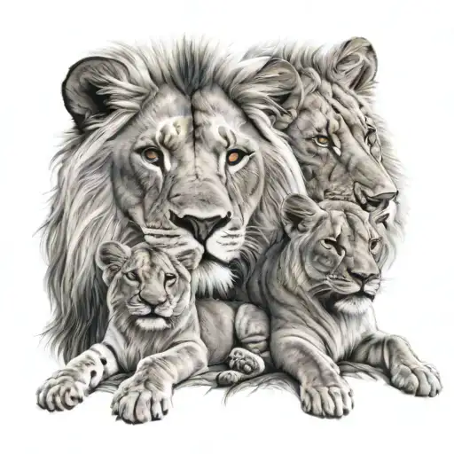 Lion Family