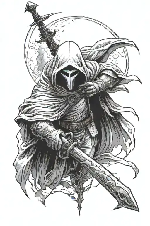 Moon Knight With Staff