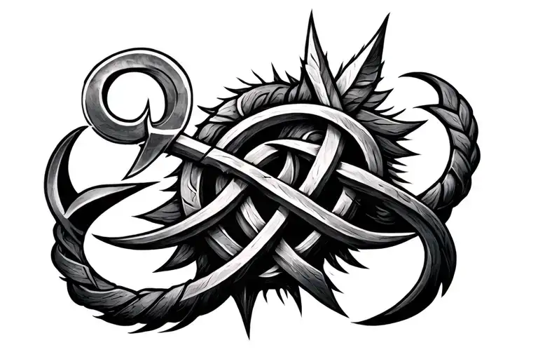 Norse Symbols Intertwined