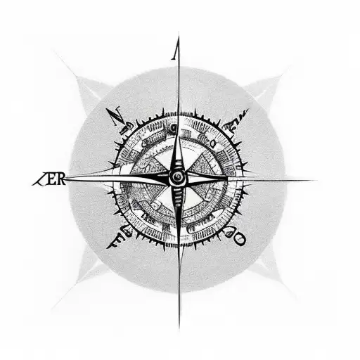 Long Compass With Respect All Fear None On The Bottom