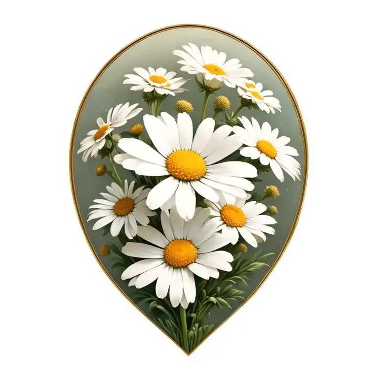 Daisy Flowers Forming