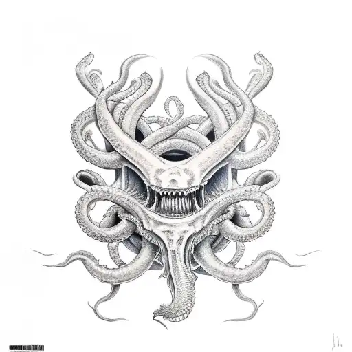 Posieden Fighting A Kraken