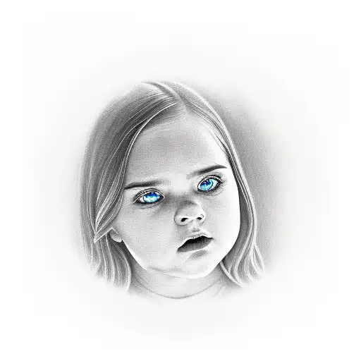 A Portrait Of The Client's Daughter Holding A Steering Wheel And A Dart In Hand