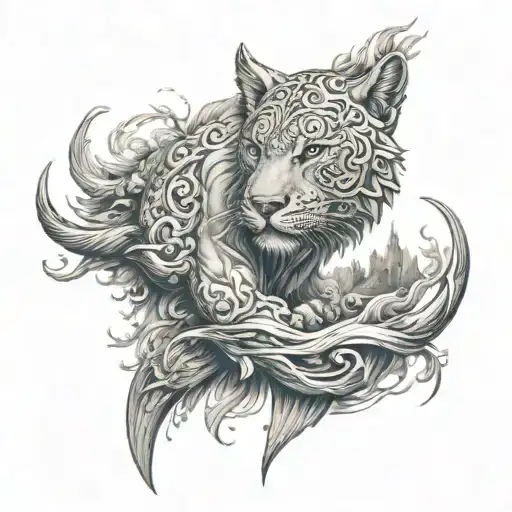 Nordic Vikng Theme Arm Sleeve