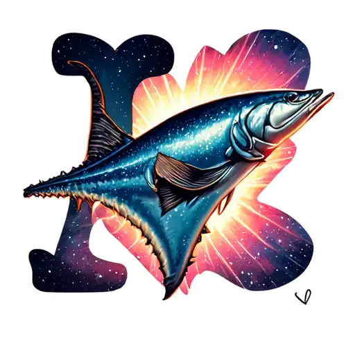 A Ray With Text I Love