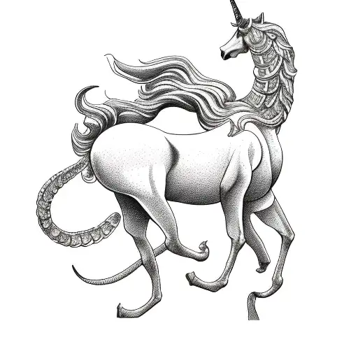 Capricorn And Horse Flower