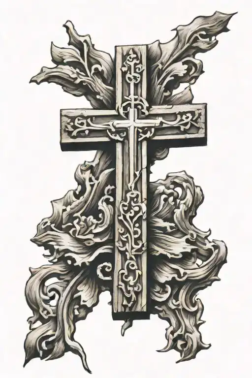 Very Simple Basic Wooden Cross