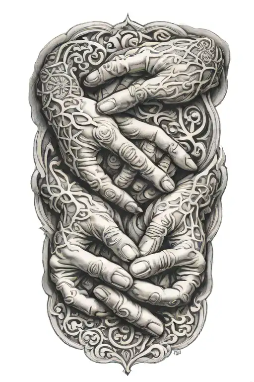 Hands Of God And Adam