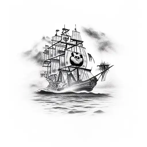 Pirate Ship Portrait