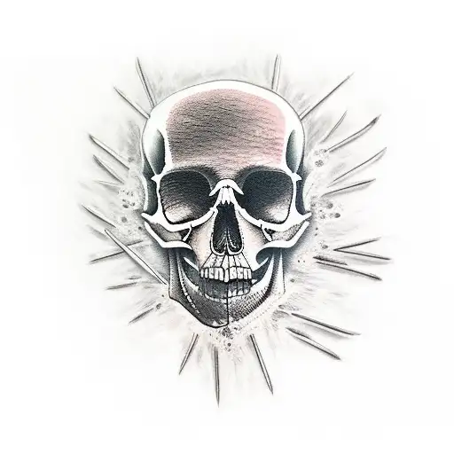 Needles Skin Skull Tattoo