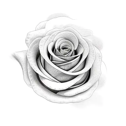 Deep Red Rose With Backround Black Lacework