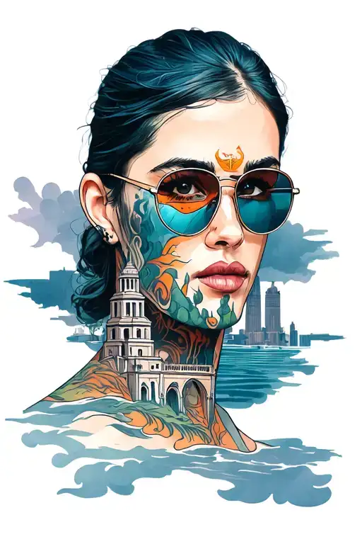 Valencia In The Background