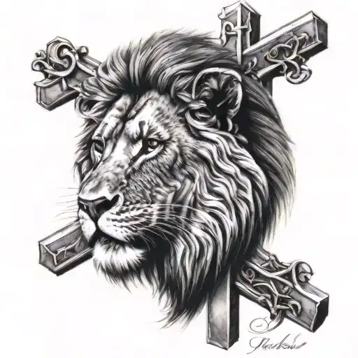 Lion & Cross