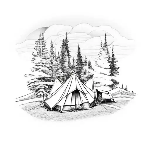 Camping Hiking Mountains