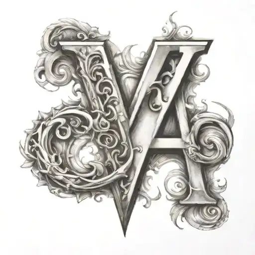 Letter A And C With Love And Connection