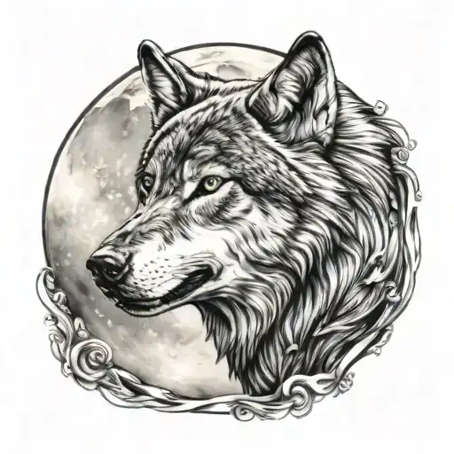 Howling Wolf Howling At The Moon