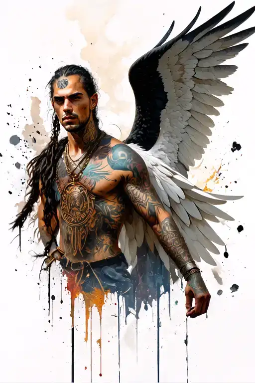 Ghetto Surviving Warrior Half Angel