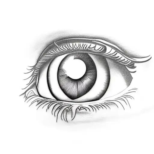 Eye With Roman Clock Around It