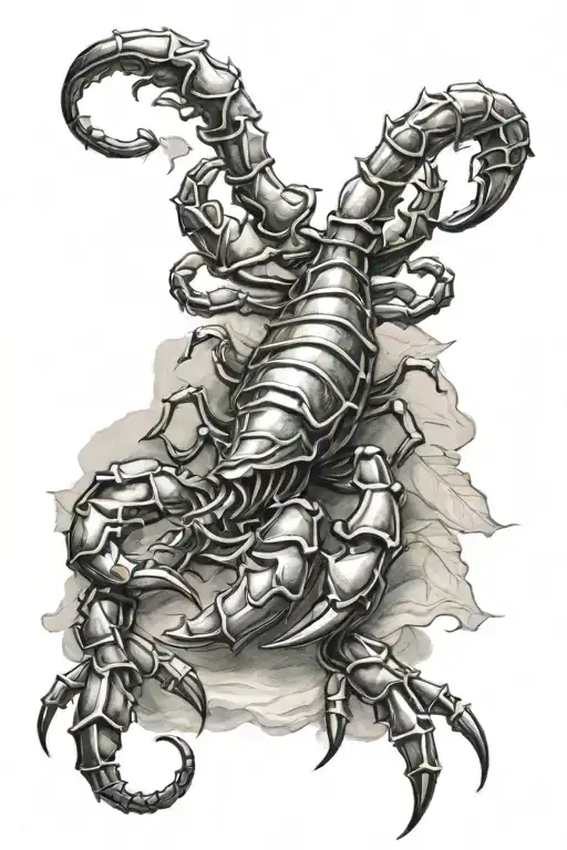 Scorpion Dessert And Sky