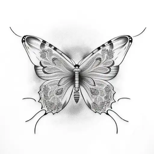 Butterfly With Meaningful Words