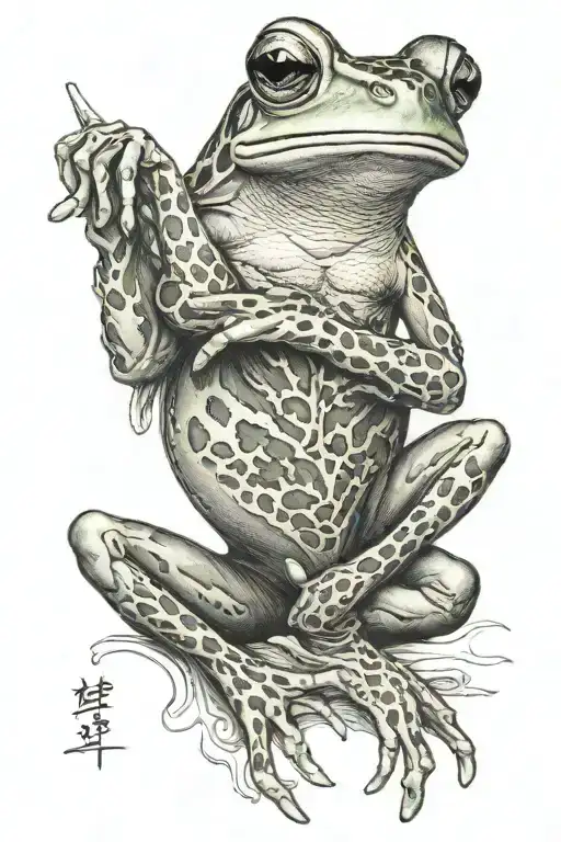 Frog Holding