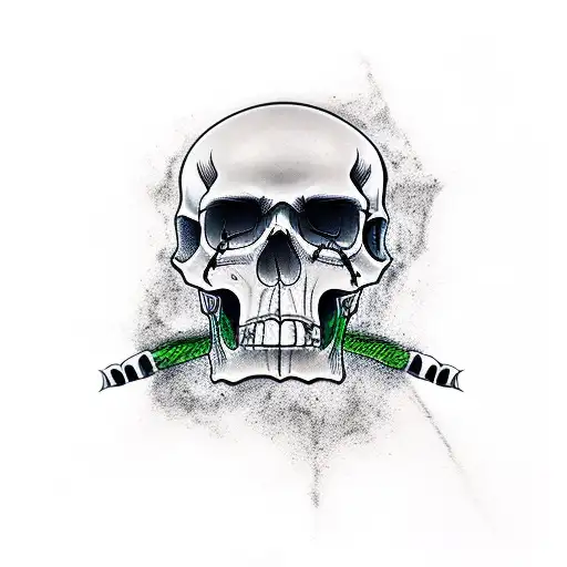 Caveira Black Skull