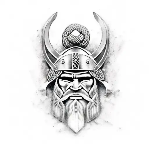 Modern Viking Battle Hurt Warrior