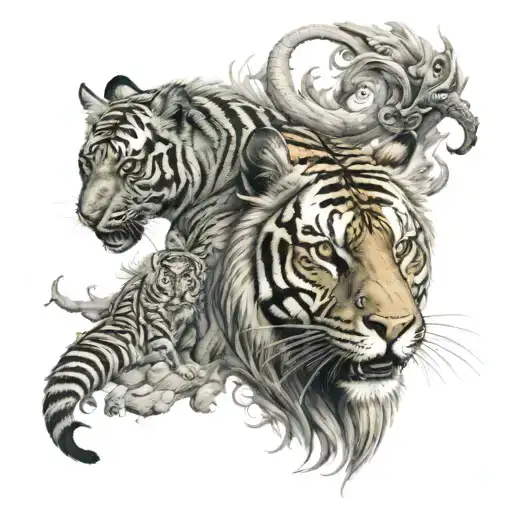 Tiger Dragon Horse Rabbit