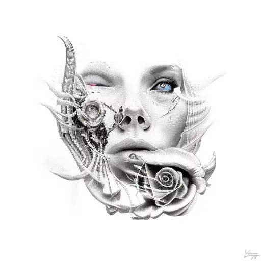 Woman Dead From The Dark Biomechanic