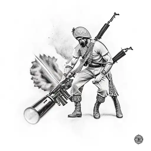 Greek Soldier Bringing Fire