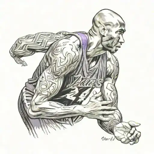 Kobe Bryant Numbers And Real Black Mamba Wrapped