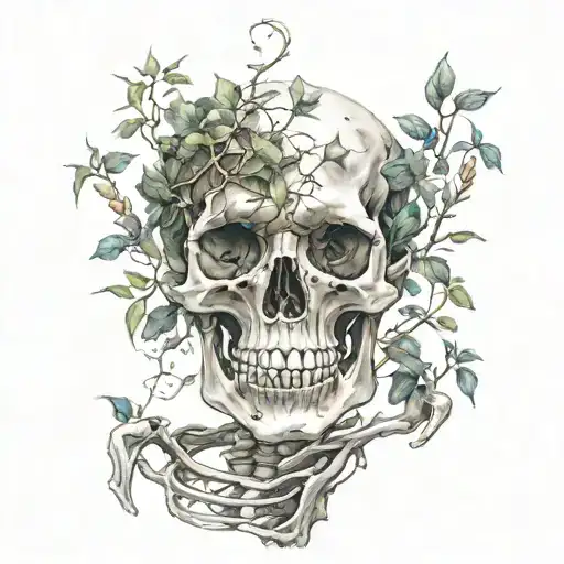 Full Skeleton In Overgrowth