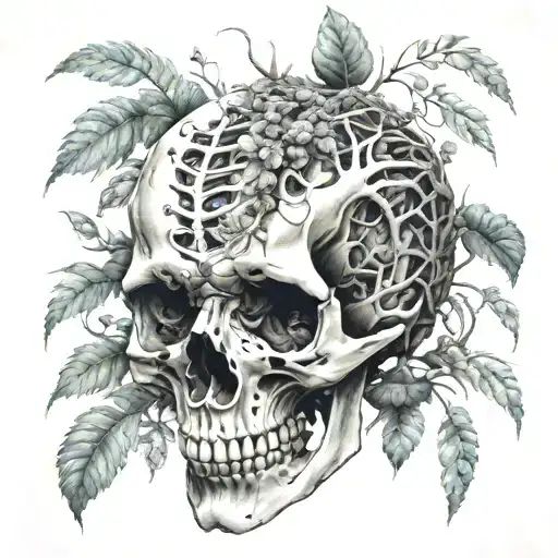 Full Skeleton In Overgrowth